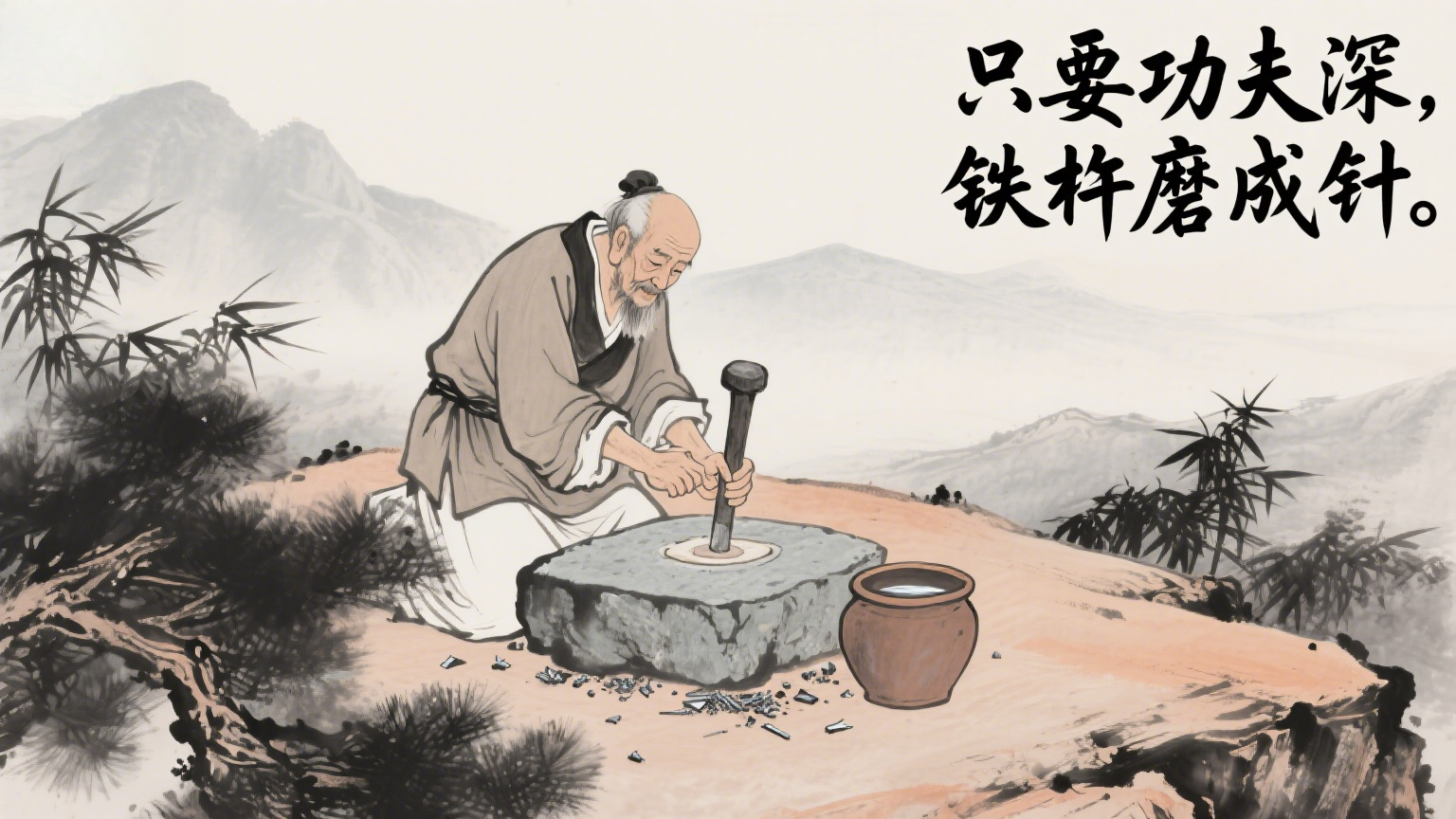 铁杵成针的执念：从俗语看坚持行为背后的心理机制与实践路径